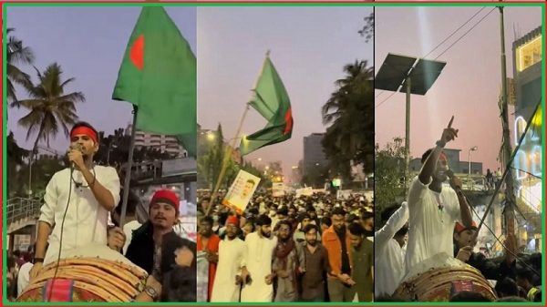 ‘প্রশাসন জবাব চাই’ স্লোগানে আসিফ মাহমুদের মিছিল