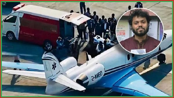 সিঙ্গাপুরে পৌঁছেছে হাদিকে বহনকারী এয়ার অ্যাম্বুলেন্স