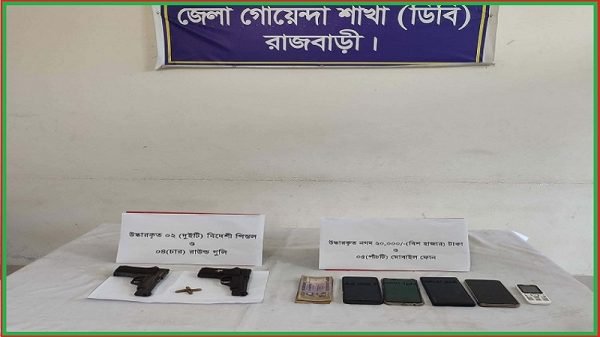রাজবাড়ীতে বিদেশি পিস্তল ও প্রাইভেট কারসহ গ্রেফতার- ৪