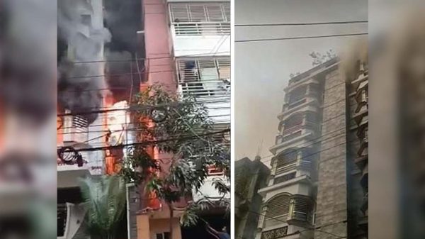 উত্তরায় বহুতল ভবনে আগুনের সূত্রপাত যেভাবে
