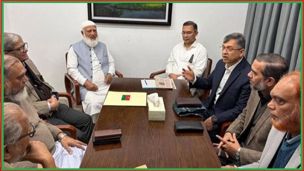 তারেক রহমানের সঙ্গে বৈঠকের পর জাতীয় ঐক্যের বার্তা দিলেন জামায়াত আমির