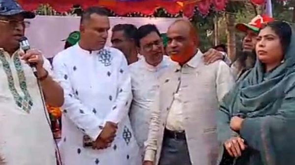 রাজবাড়ীতে ভলিবল ফাইনাল টূর্নামেন্ট খেলার উদ্ধোধন করলেন-আলী নেওয়াজ মাহমুদ খৈয়ম