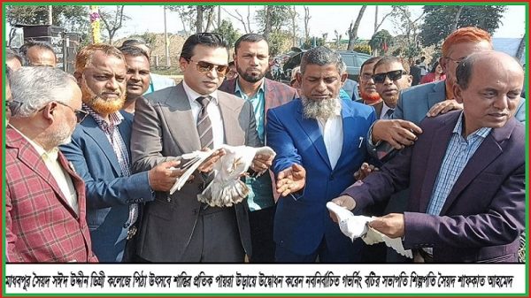 মাধবপুরে সৈয়দ সঈদ উদ্দীন ডিগ্রী কলেজে দিনব্যাপী পিঠা উৎসব