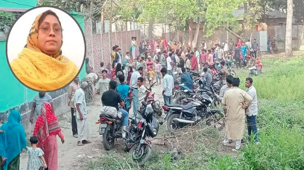 গোবিন্দগঞ্জে হাত-পা বাঁধা অবস্থায় স্কুল শিক্ষিকার লাশ উদ্ধার