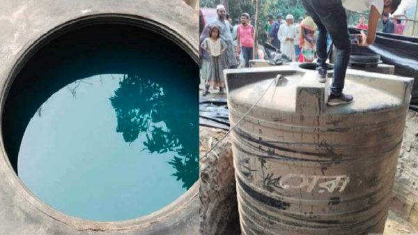 মাটির নিচে ১০ হাজার লিটার জ্বালানি তেল মজুত, ব্যবসায়ীকে জরিমানা