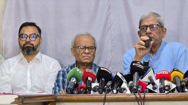 জামায়াত আমির ও তার দল কখনোই সুষ্ঠু চিন্তা করেন না: মির্জা ফখরুল