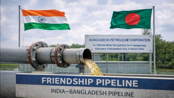 ফেন্ডশিপ পাইপলাইনে ভারত থেকে এলো আরও ৮ হাজার মেট্রিক টন ডিজেল