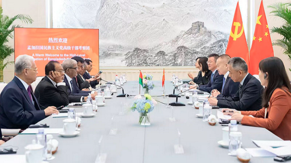 বিএনপি প্রতিনিধিদলের সঙ্গে চীনের শীর্ষ নেতৃত্বের দ্বিপাক্ষিক সভা