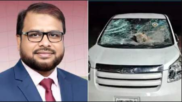 নেত্রকোনায় জামায়াত এমপি’র গাড়িতে হামলা, এলাকায় উত্তেজনা