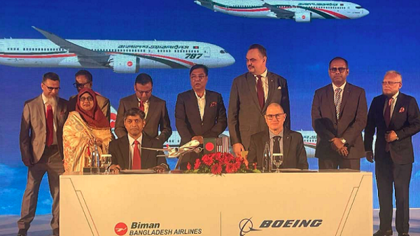 ৩৭ হাজার কোটির ১৪টি এয়ারক্রাফট কেনার ঐতিহাসিক চুক্তি স্বাক্ষর করল বিমান