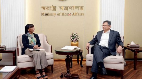 স্বরাষ্ট্রমন্ত্রীর সঙ্গে জাতিসংঘের আবাসিক সমন্বয়কারীর সাক্ষাৎ