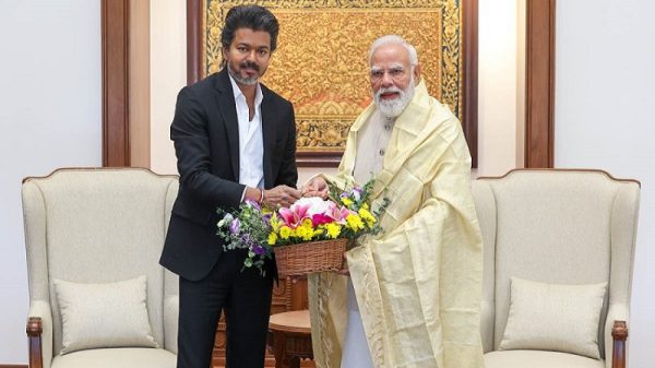 নরেন্দ্র মোদির সঙ্গে থালাপতি বিজয়ের ২০ মিনিটের বৈঠক