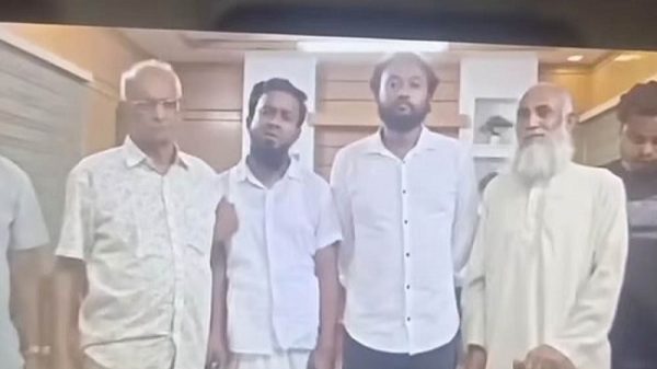 ভাঙ্গা থানায় চাঁদাবাজির অভিযোগে আটক দুই তরুণকে ছাড়িয়ে নিলেন বিএনপি নেতা