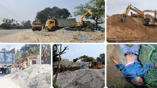 অবৈধ বালু মহাল ঘিরেই তুরাগ তীরের বেড়িবাঁধ সড়ক মৃত্যুর ফাঁদ !