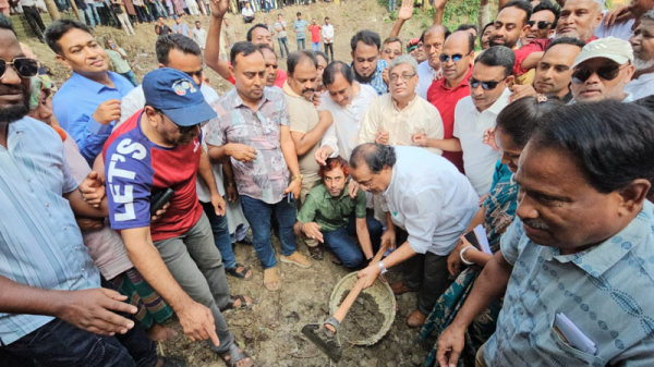 গোয়ালন্দে পুনঃ খাল খনন প্রকল্পের উদ্বোধন