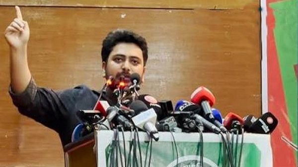 শেখ হাসিনা দেশে এলে বিমানবন্দর থেকে সরাসরি ফাঁসির মঞ্চে নেওয়া হবে হুঁশিয়ারি নাহিদের