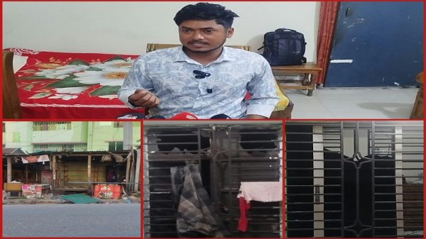 সরকারি নির্দেশে দোকান সরাতে গিয়ে দ্বন্দ্ব, বাড়িঘর ভাঙচুর মা-ছেলে আহত; থানায় অভিযোগ।