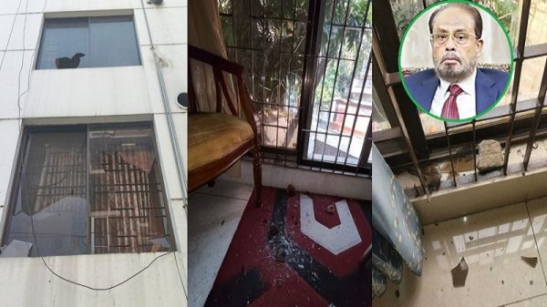 জি এম কাদেরের উত্তরার বাসায় হামলা-ভাঙচুর